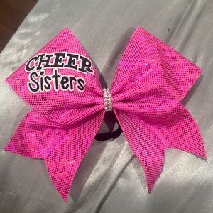 Pink Cheer Bow